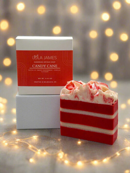 Candy Cane Soap