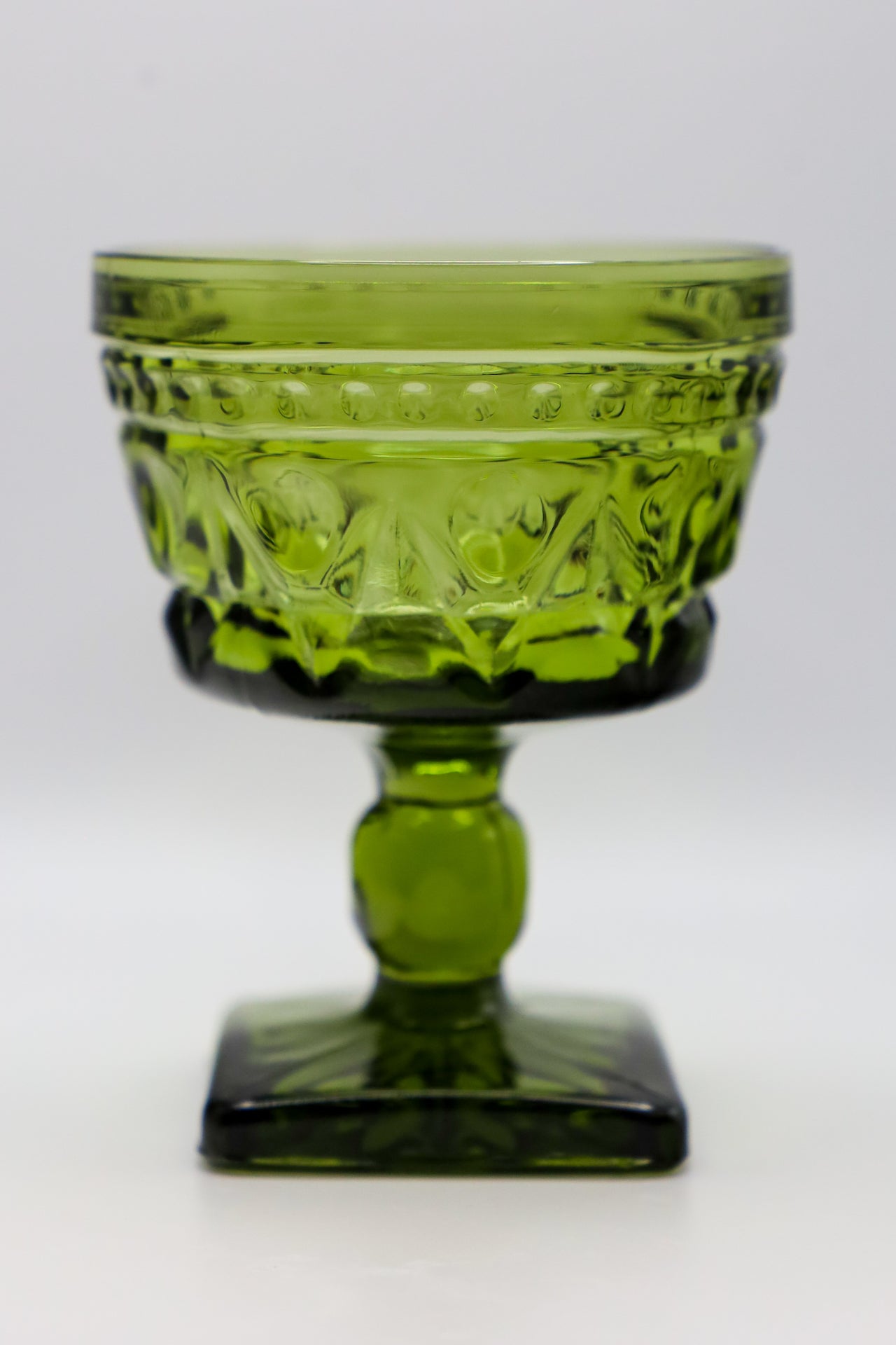 Parklane Green Sherbet Glass