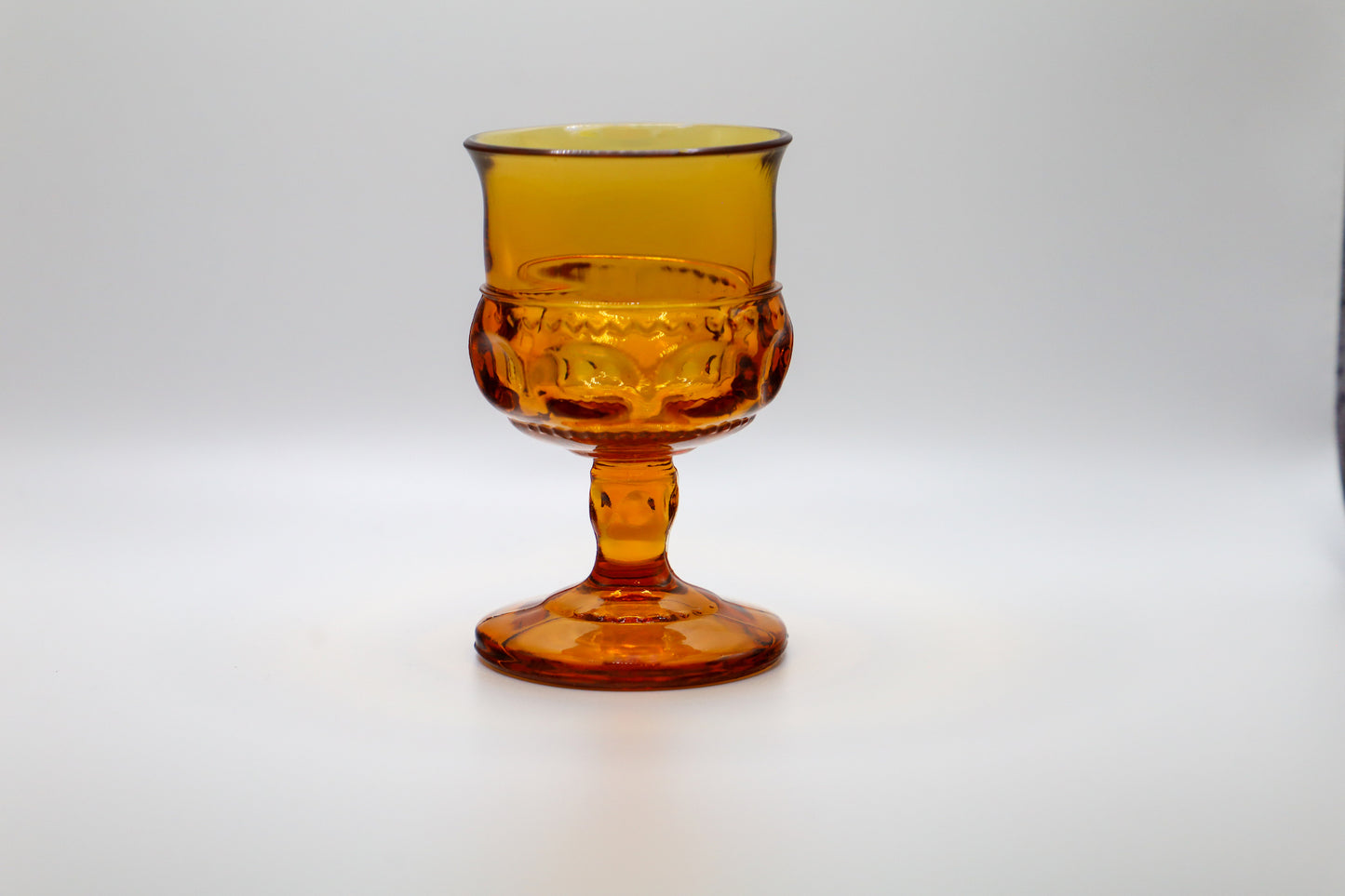 Color Crown Amber Drinking Glass