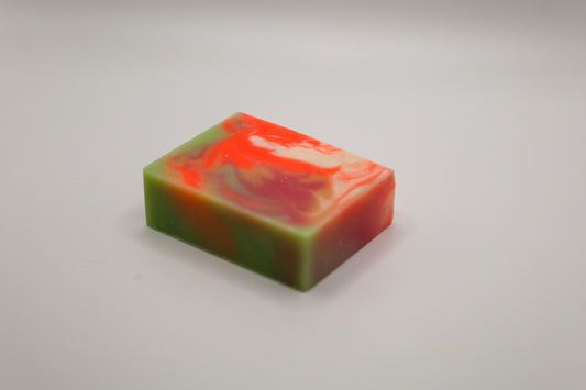 soap with colorful swirls 