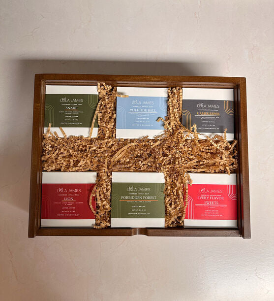 Lola James Limited Edition Gift Set - Contains 12 Handmade Natural Soaps