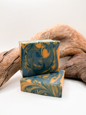 Handmade Soap reminiscent of Sandy Beach and Deep Blue water